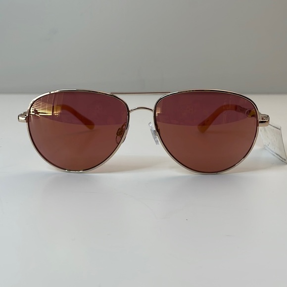 Oscar De La Renta Rose Gold Mirrored Sunglasses MOD3060 - Picture 2 of 7